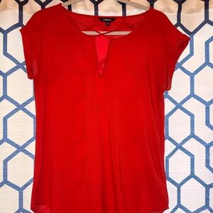 Express Women's Bold Red Blouse